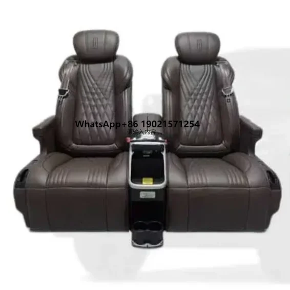 

Luxury Electric Adjustable VIP Car Auto Seats for All SUV Customized Size with Armrest Message Wireless Charging