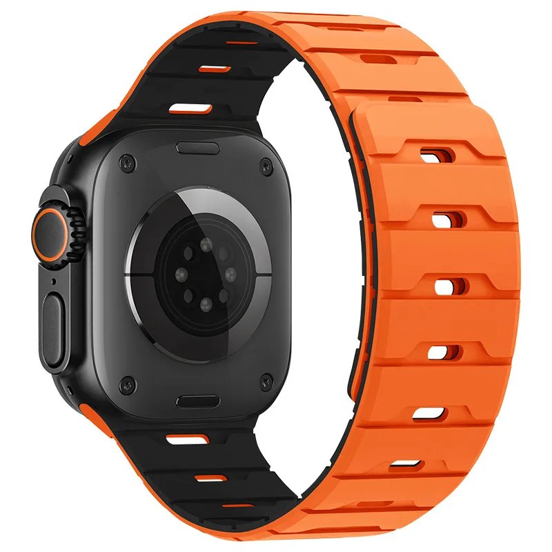 حزام لساعة أبل الترا 3 49 مللي متر 46/42 مللي متر الفرقة المغناطيسية ل Iwatch 10 11 9 8 7 SE 44 مللي متر 45 مللي متر 38/40/41 مللي متر Smartwatch اكسسوارات #6