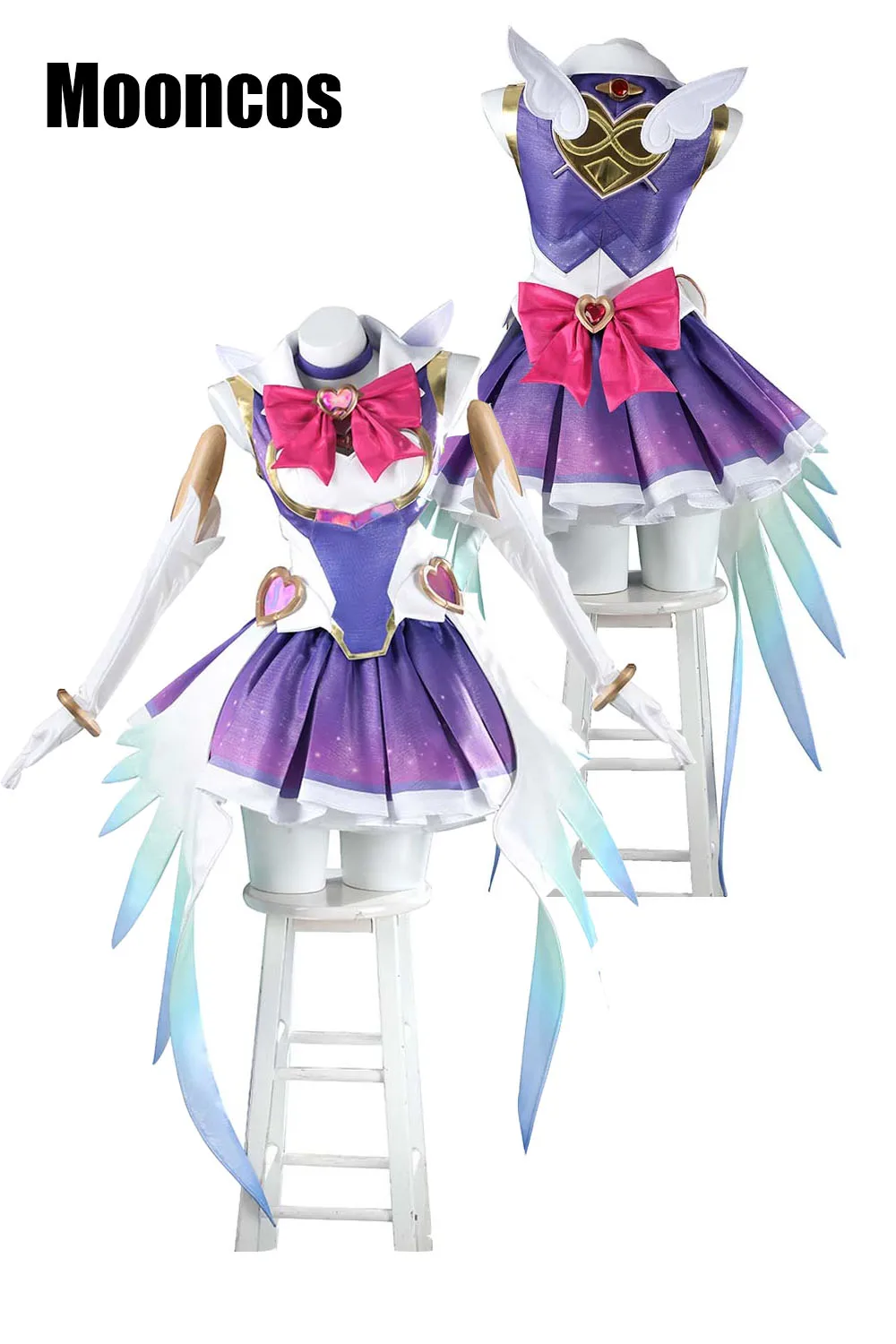 

Game OW Kiriko Cosplay Dress Necklace Headband Gloves Women Set Costume Outfits Halloween Carnival Dress-Up Party Fantasia Suit