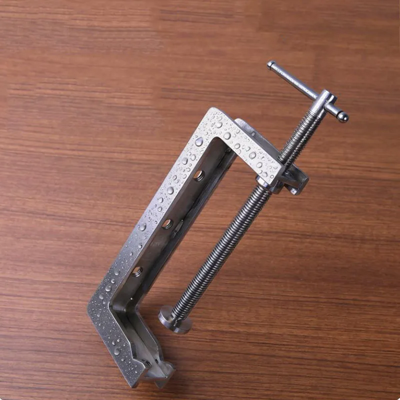 Industrial Grade U-Shaped Clamp, 148mm Opening, Max Holding Thickness  -  304 Stainless Steel Heavy Duty G-Clamp