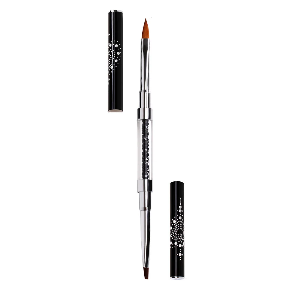 

3 шт., набор кистей для дизайна ногтей, легкий, прочный, портативный, для профессионального домашнего использования, маникюрный инструмент, хрустальные цвета