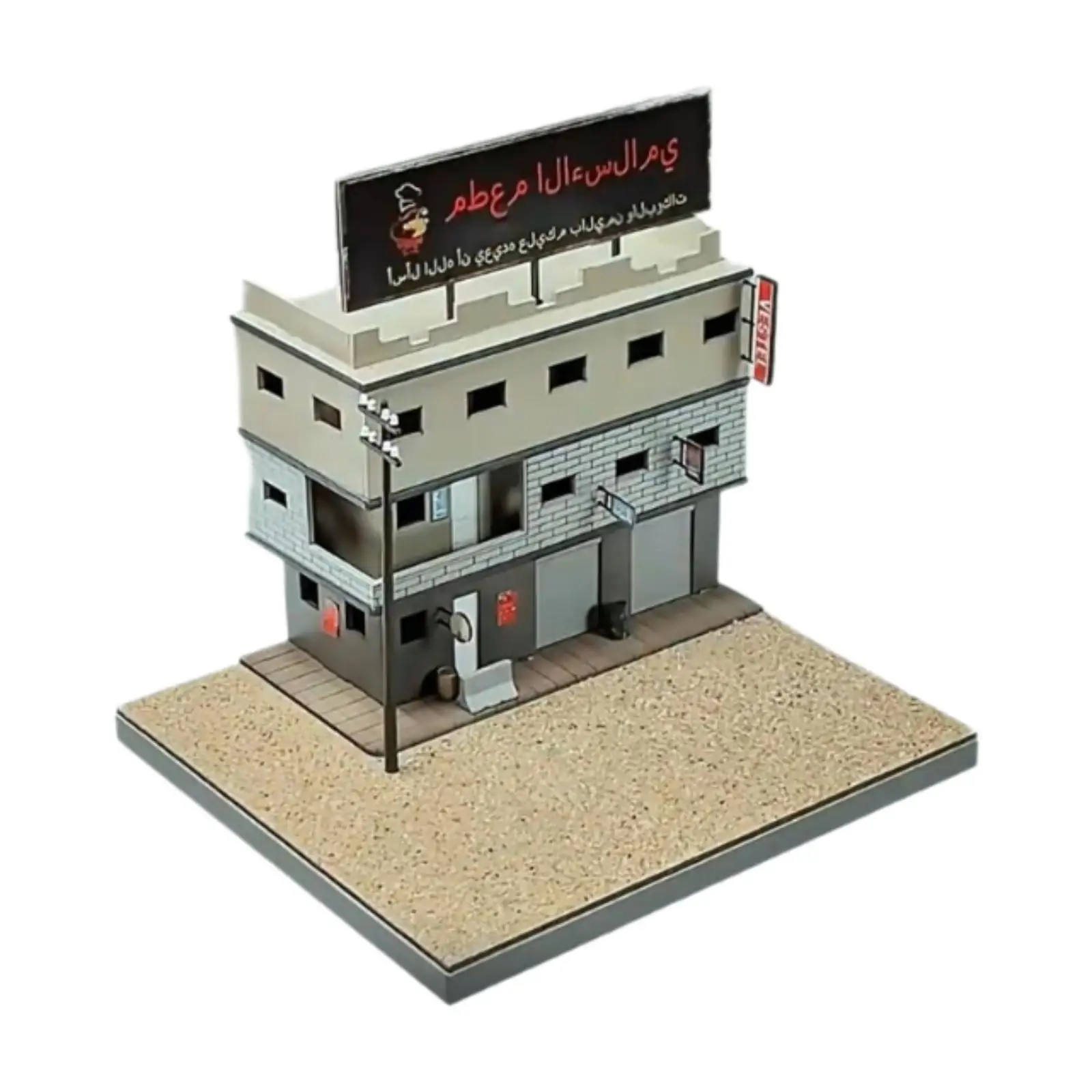 Diy 1/64 casa modelo criativo kits de construção presentes natal cena acessório desmontar para mesa areia diorama layout cena