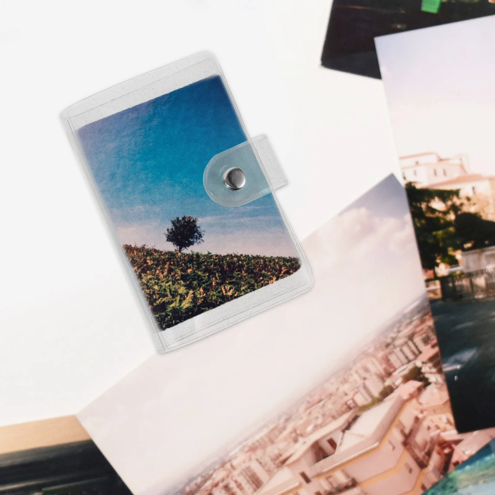 3 Inch Mini Photo Album Book PVC Compact Photocard Binder for Kpop Cards Portable Pocket Style Easy Organization