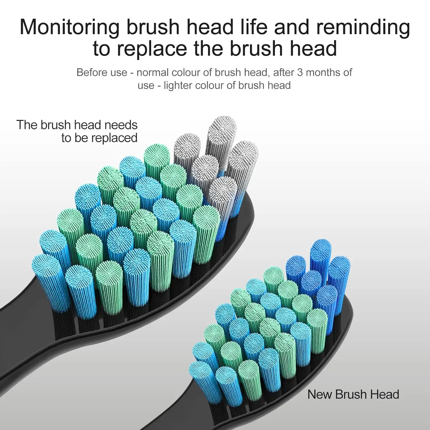 5/10/16 Pcs Replacement Brush Heads For Seago For Fairywill Electric Toothbrush Head Dupont Bristle Brush Refill Tooth Clean image 6
