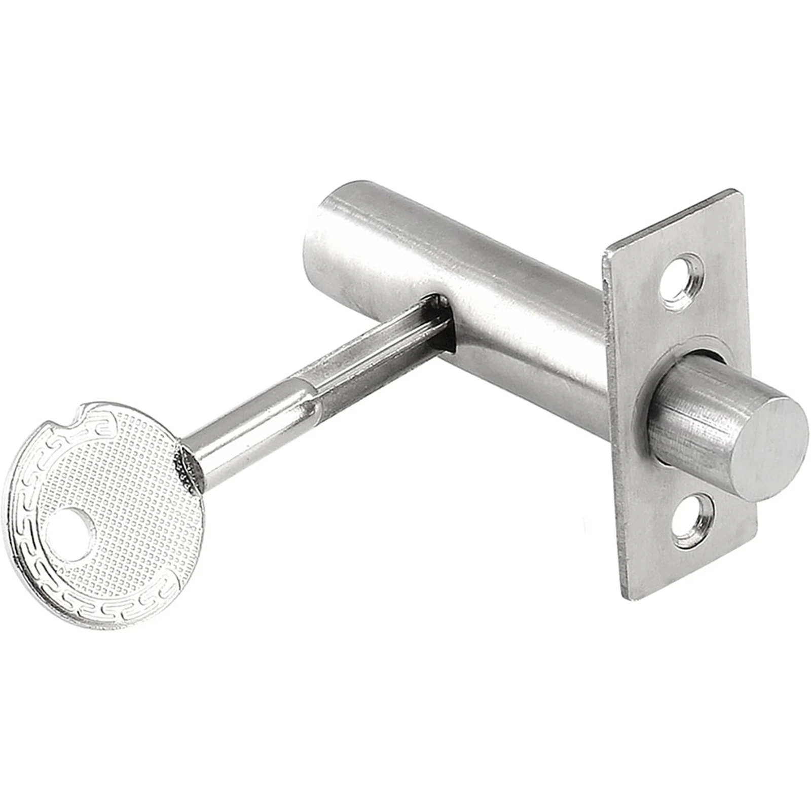 1Set Stainless Steel Tubewell Key With Hardware Simple Installation Hiddens Well Lock Key Mortise Lock For Hotel Home Factory