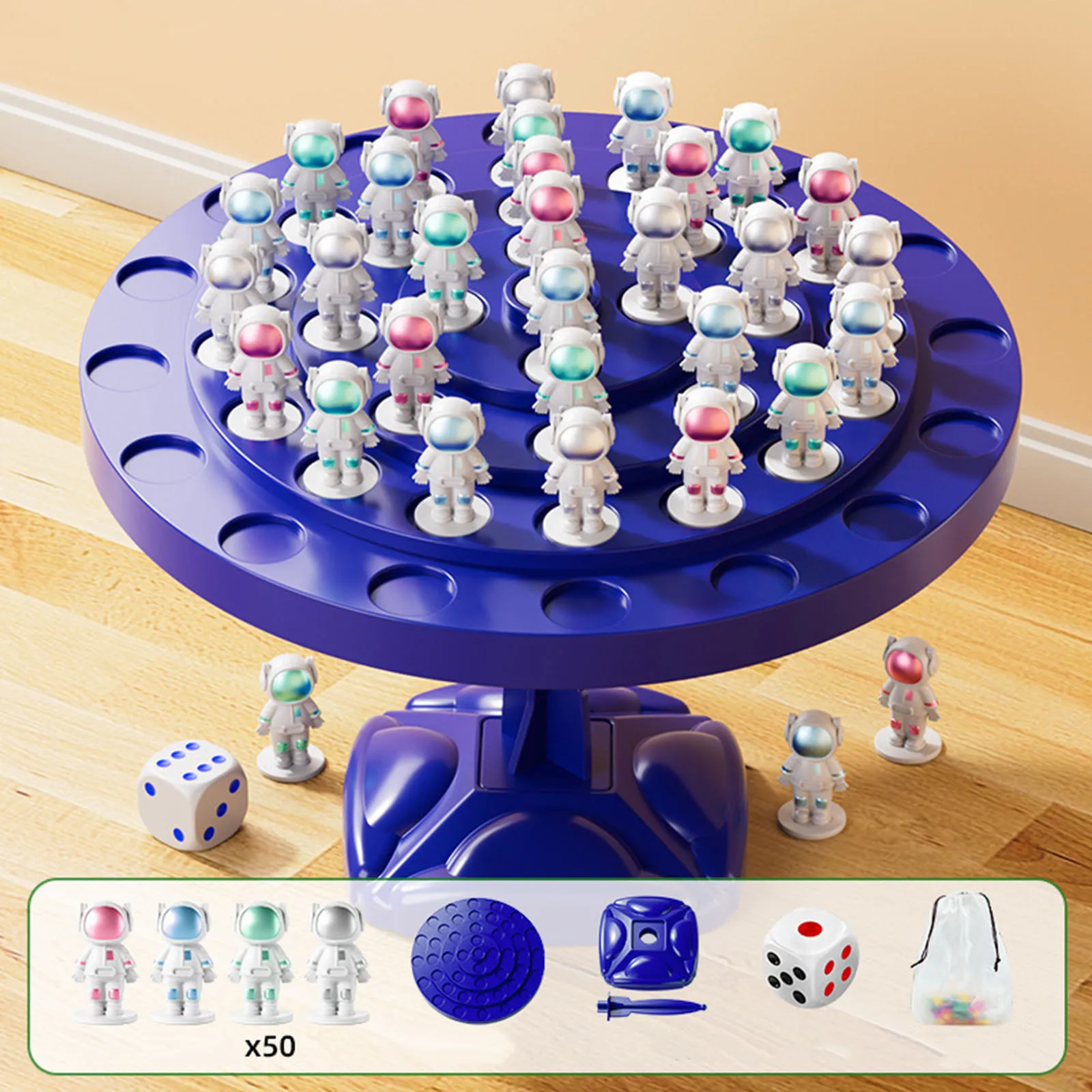 Astronaut Balance Tree Focus Training For Children's Attention Parent-Child Interaction Brain Puzzle Thinking Table Play