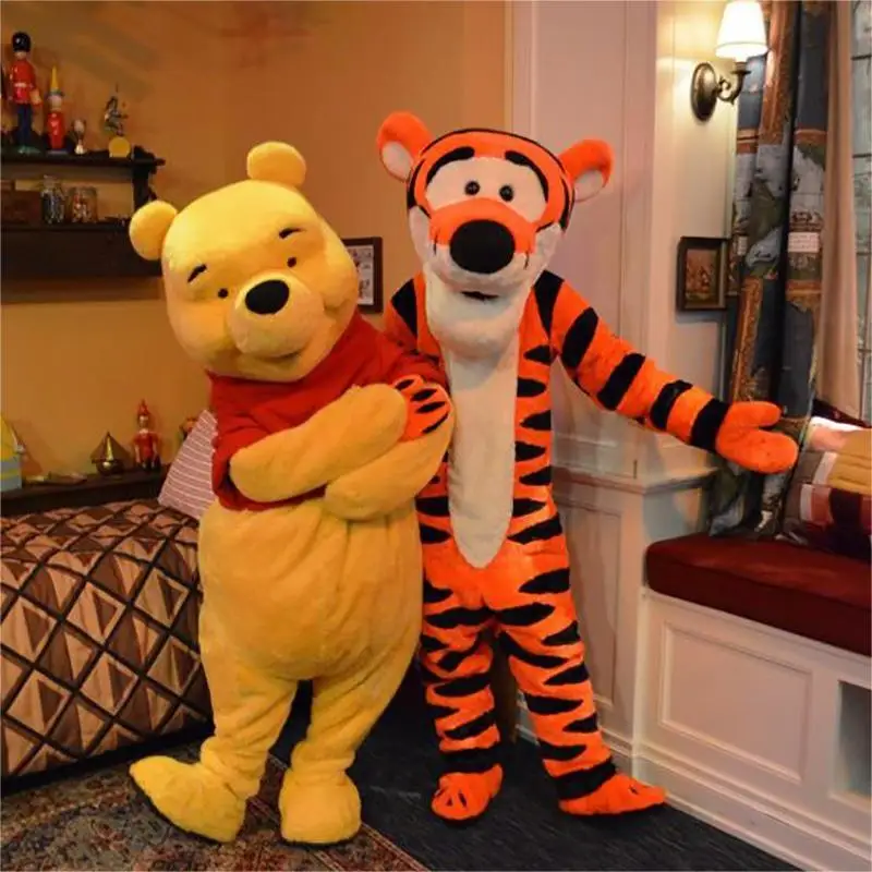 

Potdemiel Disney Winnie Bear Mascot Costume Tiger Pig Stitch Advertising Event Fancy Dress Party Anime Stage Shows Adult Outfits