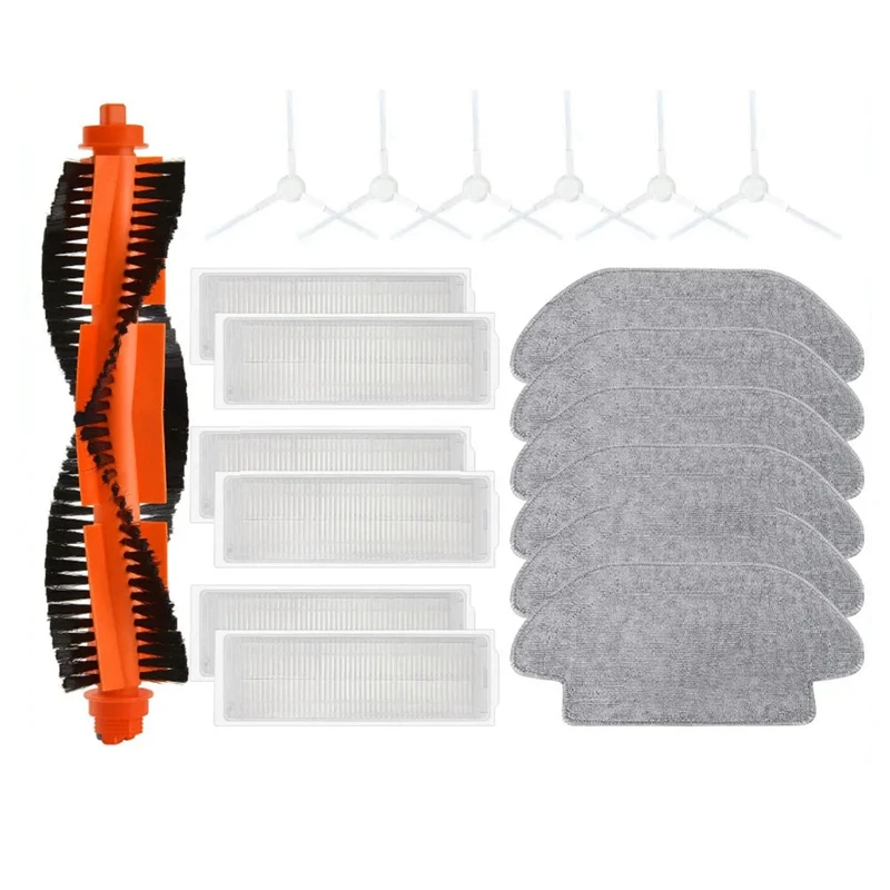 

For Genio LASER L700 Robot Vacuum Cleaner Main Side Brush Hepa Filter Mop Cloths Rag Replacement Accessories