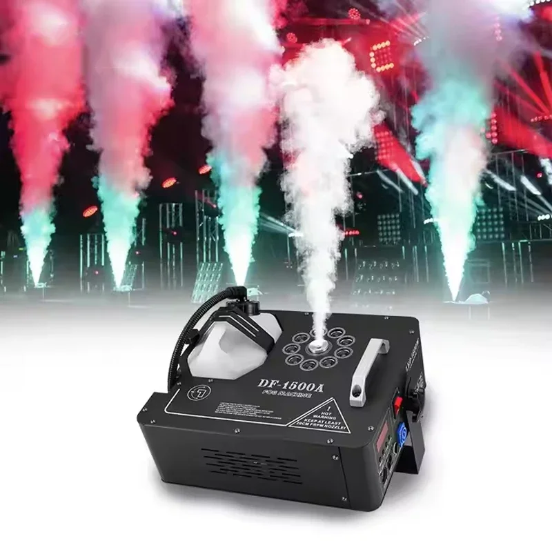 

Stage Vertical Smoke Fog Machine 1500W DMX Remote Control for Wedding Party Dj Disco Effect Smoking Haze Machine Jet