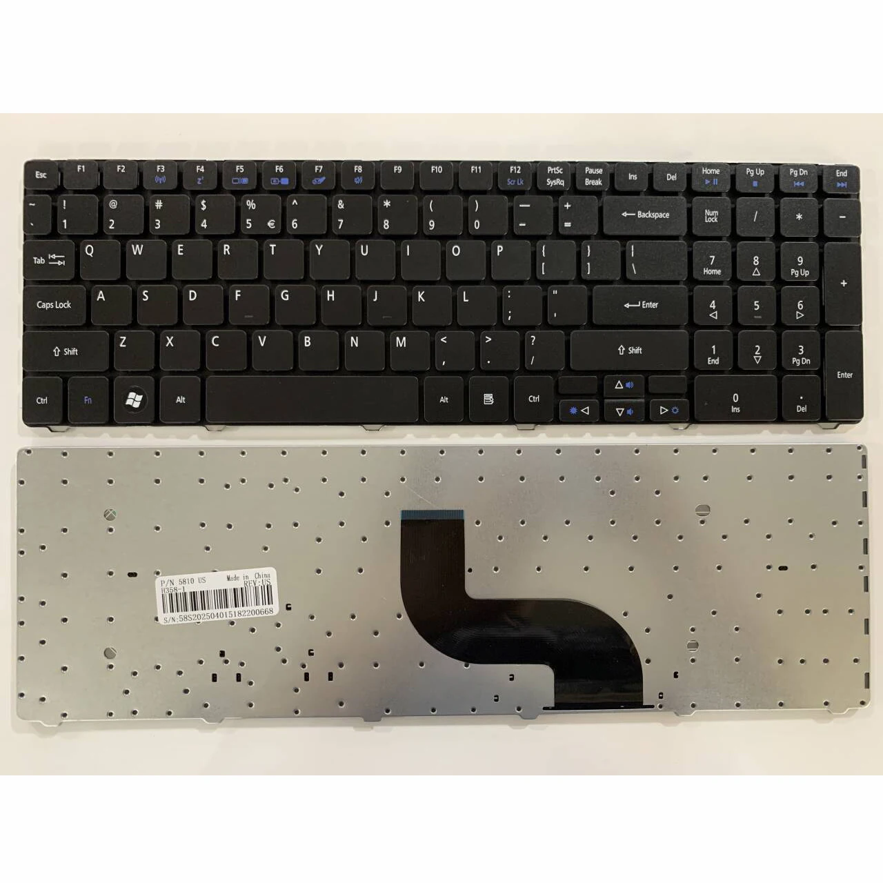 Teclado de laptop com layout dos EUA para Acer Aspire 5810 5251 5349 5551G 5553G 5740 5741 5742 5745 7745