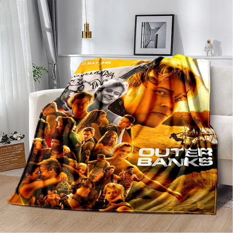 Rudy Pankow 29 Style New JJ Maybank Star Flannel Blanket,Soft Throw Blanket for Home Bedroom Bed Sofa Travel Cover Kid Gift