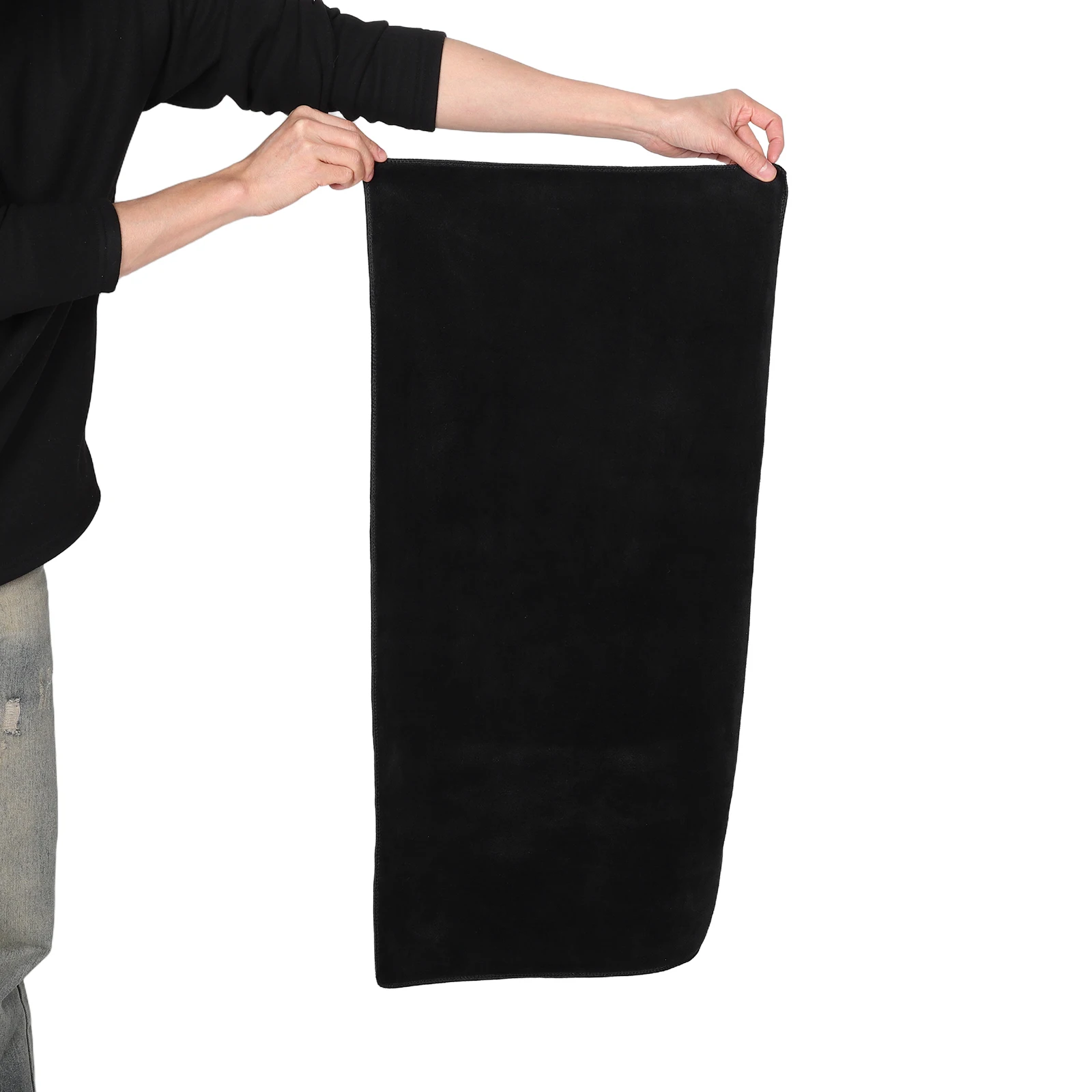 

1PC Black Makeup Table Mat Vanity Desk Pad Fabric Nonslip Stain Resistant Cloth Workbench ganizer Storage for Women