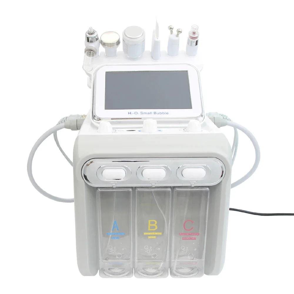 Hydrogen Oxygen Water Dermabrasion Machine H202 Small Bubble Beauty Device Deep Cleansing Microdermabrasion Aqua Face Skin Spa