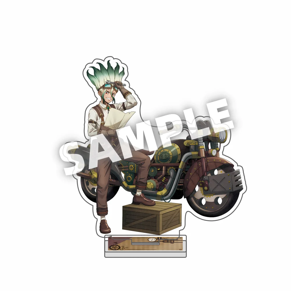 أنيمي الدكتور ستون الاكريليك الوقوف Ishigami Senkuu Asagiri Gen Nanami Ryusui الشكل عرض السلع جمع مكتب زينة زخرفية #5