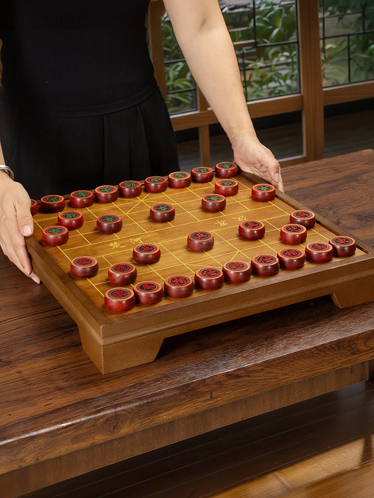 

Набор Ch «Два в одном» из натуральной дерева, доска для Ch и китайский стол для детей и взрослых, немагнитный деревянный материал