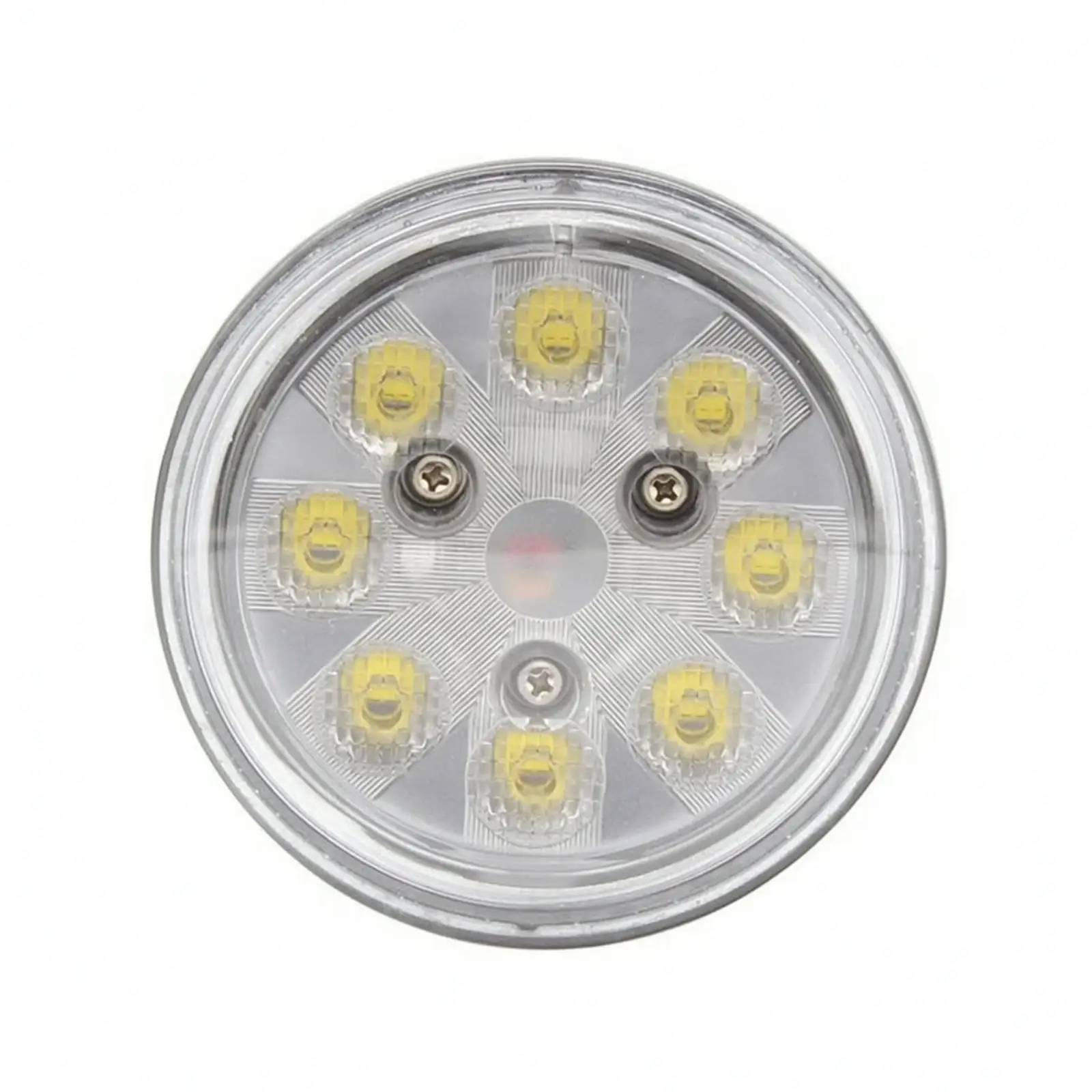 24W High Low Beam Round LED Agricultural Lamp for Tractor and Farm Utility Vehicle Aluminum Housing Durable