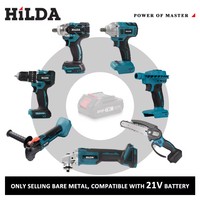 HILDA 4 inch /6 inch Mini Saw Without Battery Electric Wrench Rechargeable  High Power Tools Car Repair Cordless Screwdriver