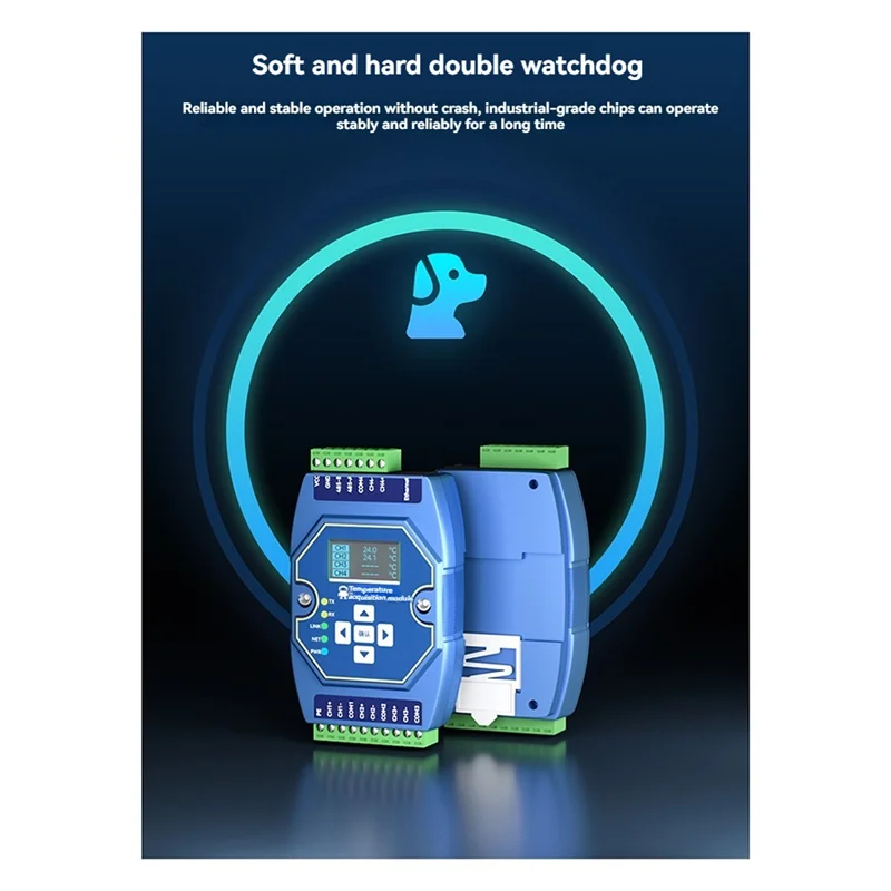 Controllo acquisizione analogico e digitale multicanale COJXU ME31-AAAX4220 4DI+2AI+2DO RJ45 RS485 Modbus IP a RTU