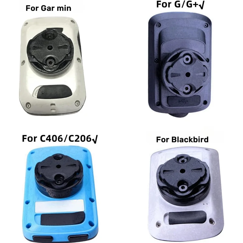 SUKOU Bike Computer GPS Mount Adapter Back Rotate Cover Replace for Garmin Edge 500/530/1050 Replacement Part
