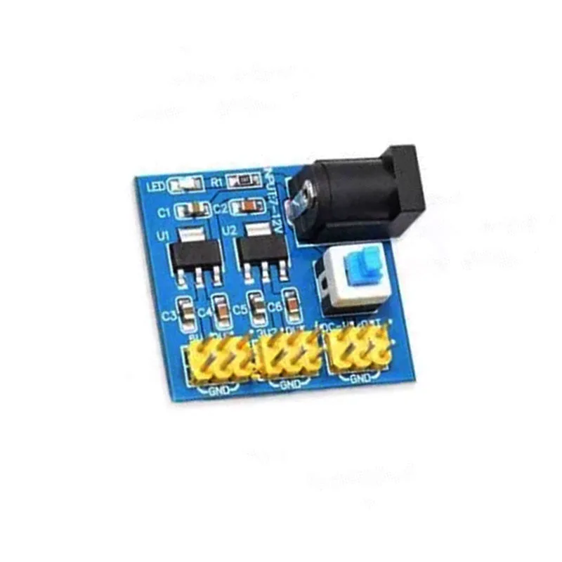 Modulo di alimentazione 3.3V 5V 11V modulo di conversione della tensione di uscita multipla DC-DC da 12V a 3.3V 5V