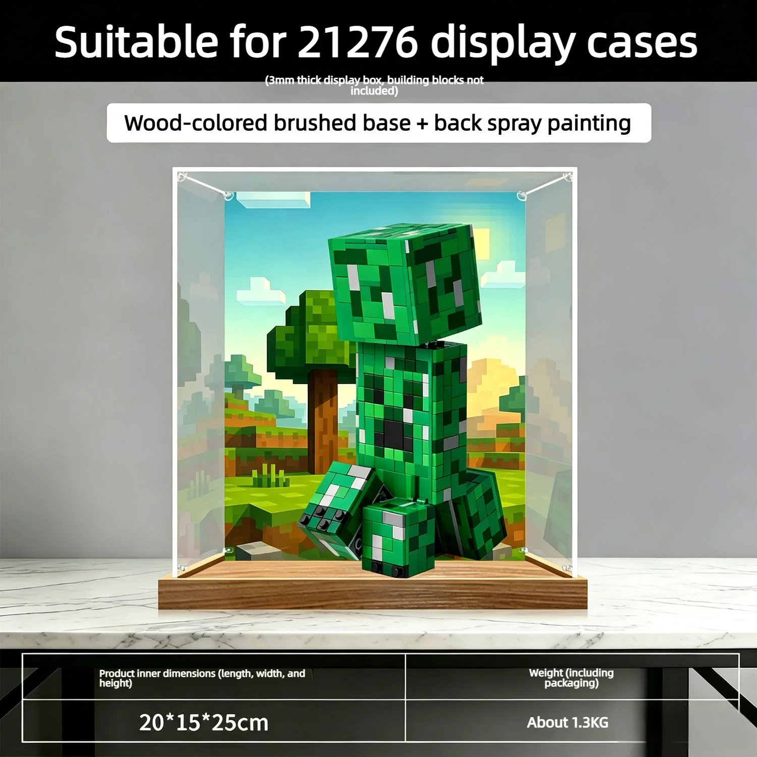 New Suitable for Lego 21276 Acrylic Display Case Building Blocks Model, Dustproof Transparent Showcase Box, 21276 Display Case - view 6