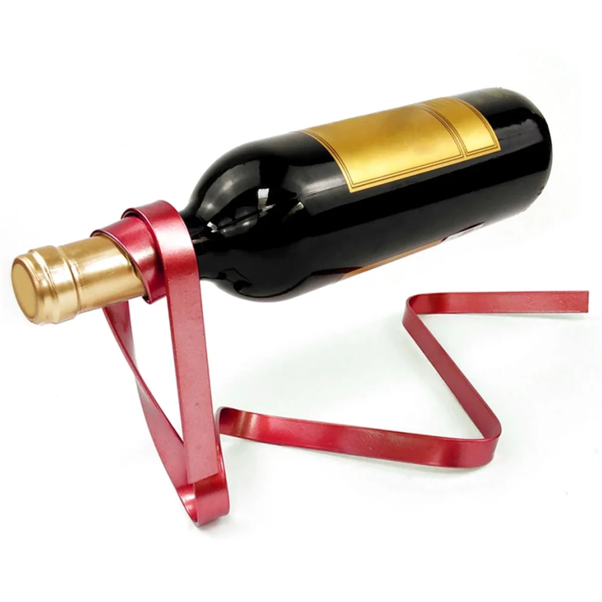 Iron Wine Bottle Holder Iron Suspended Wine Rack Bar Cabinet Home Red