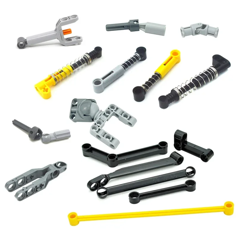 Shock Absorber Technical Parts Push Rod Connector Bricks Universal Wheel Drive Steering Building Blocks 61903 92693 57515 92911