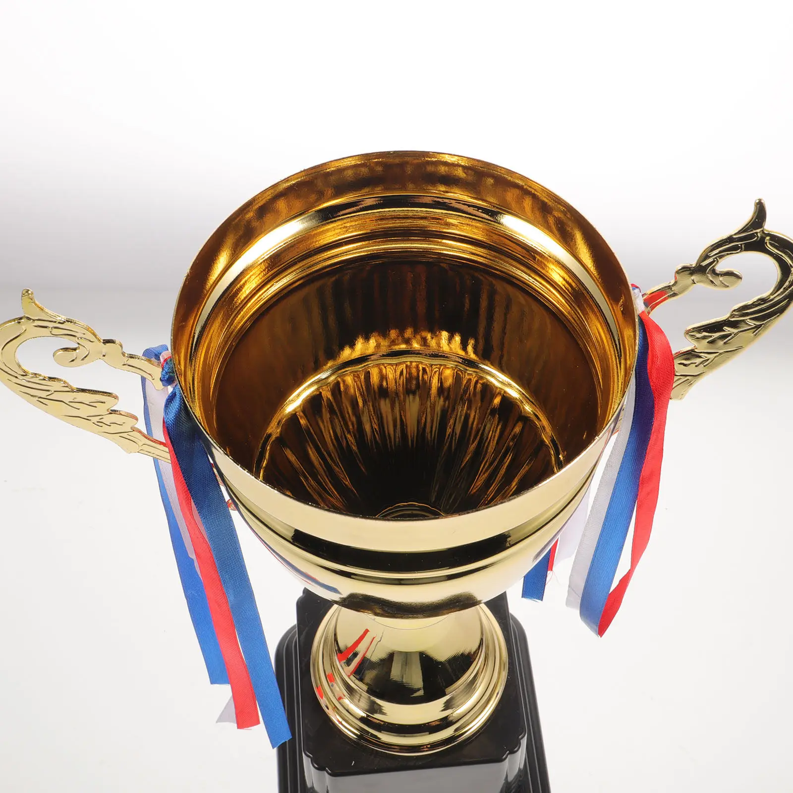 

1 шт. металлический золотой кубок-трофей для спортивных соревнований, школьных турниров, игровых наград, спортивный трофей, 41 см