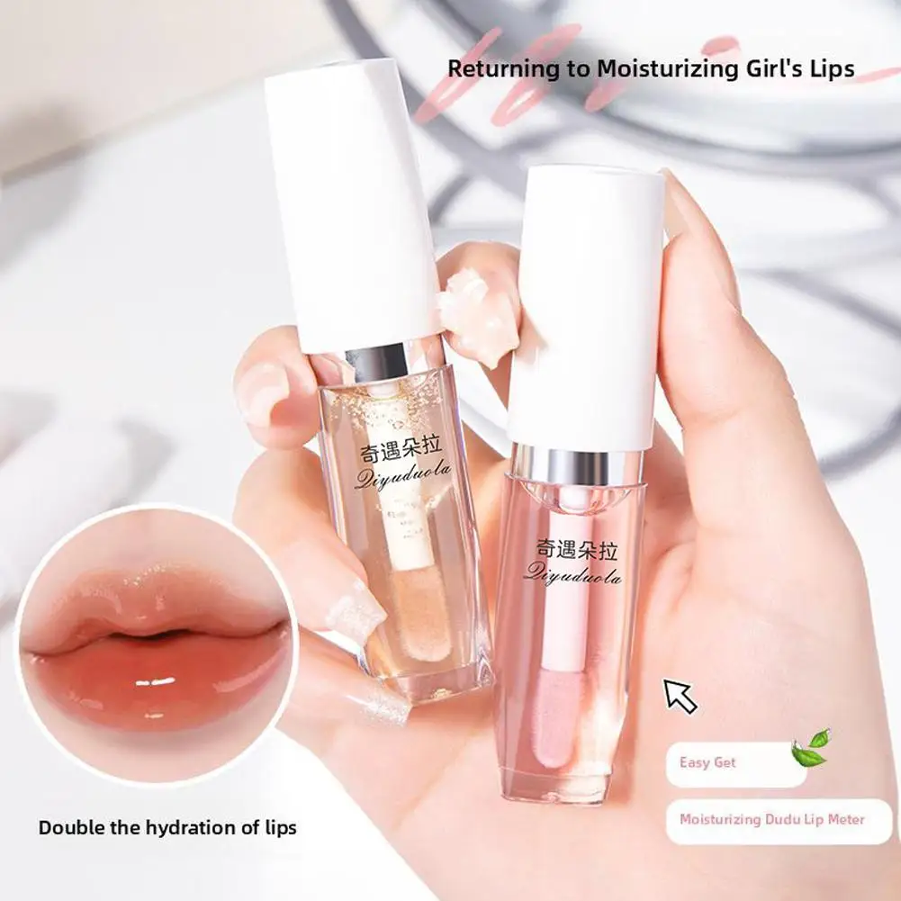 Color Changing Lip Oil  Nourishing Lip Gloss Lip Balm Lip Glaze Lip Care Moisturizer For Dry Cracked Lips Skin Care 4ml