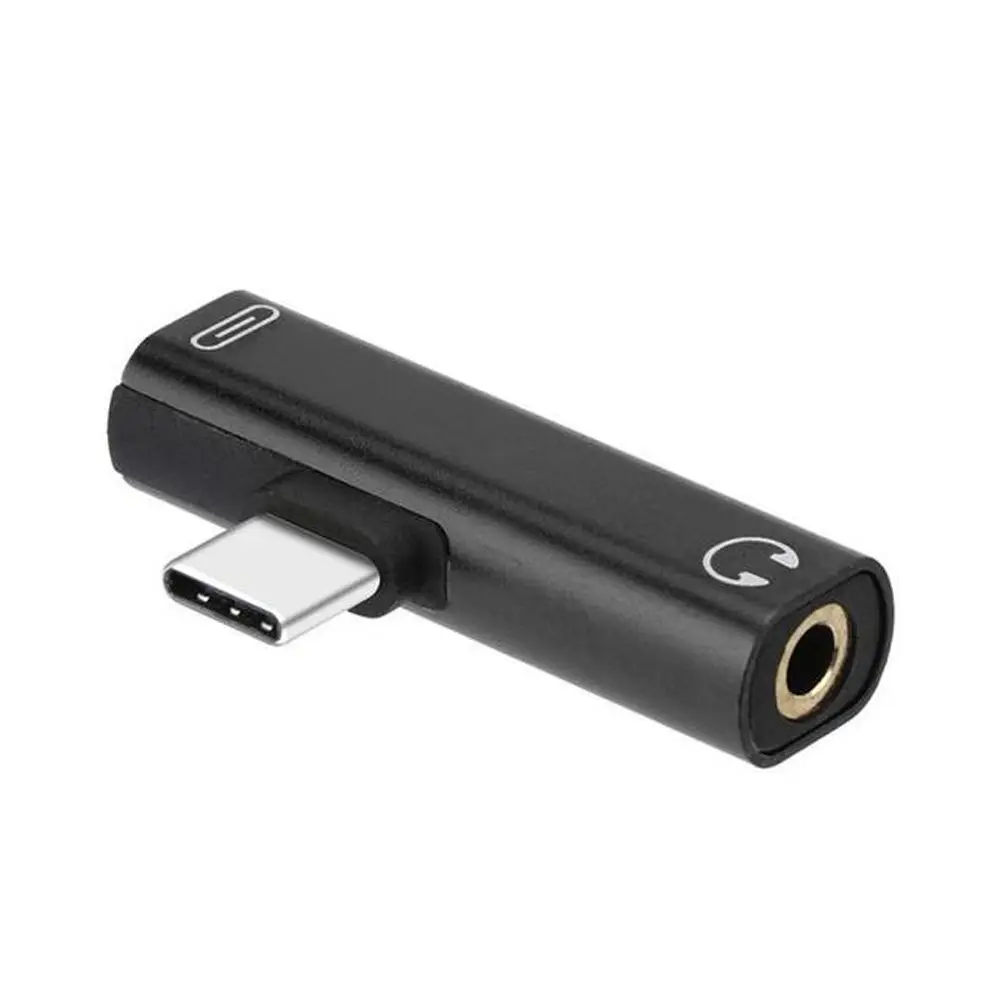 1 Earphone Adapter Headphone Adapter 3.5mm Jack USB Type C Adapter USB-C Charging Adapter Audio Adapter Audio Headphone Adapter