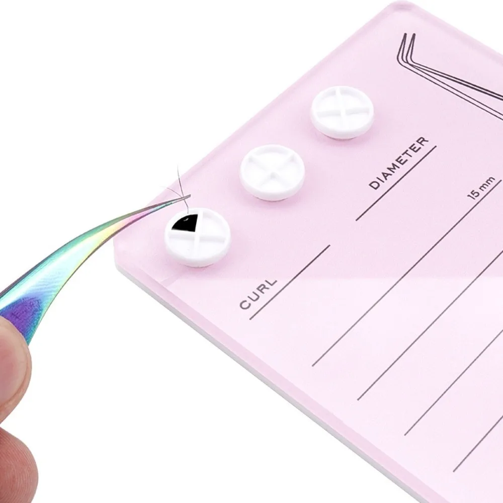Magnetic Eyelash Holder Scale Plate Reusable False Eyelash Display Board Multi-functional Professional Eyelash Extension Tray
