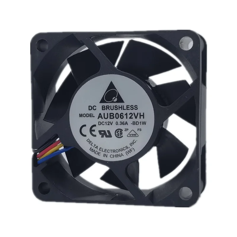 New delta AUB0612VH 12V 0.36A 6025 6cm 4-wire PWM temperature control server fan