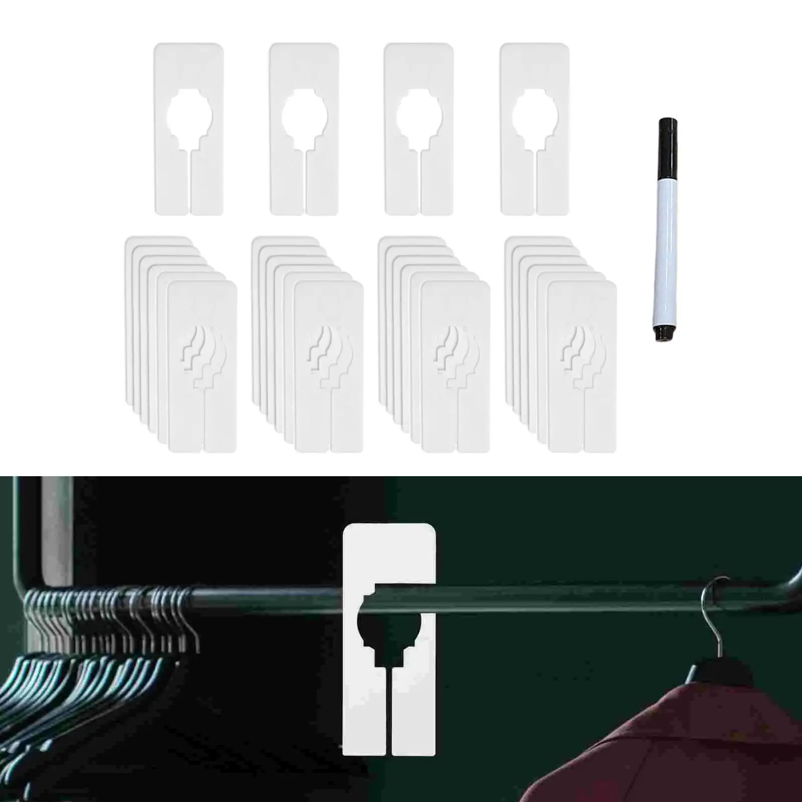28x Clothing Size Closet Rack  - огляд і ціна Baby Clothing Hanger Dividers