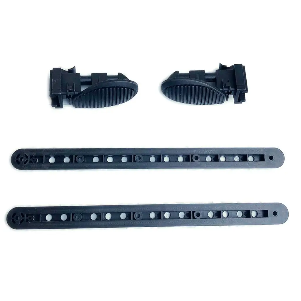 Nylon Locking Kayak Foot Braces Adjustable Pedal Set with Trigger Lock Kayaking Accessories for Angling Boats