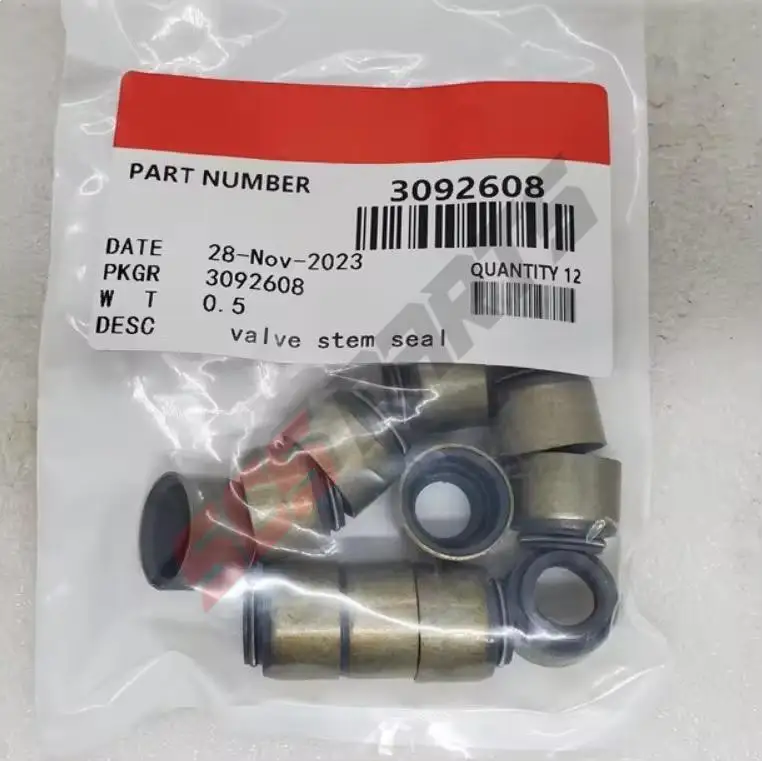 

12шт 3092608 Уплотнение штока клапана подходит для двигателя Cummins QST30