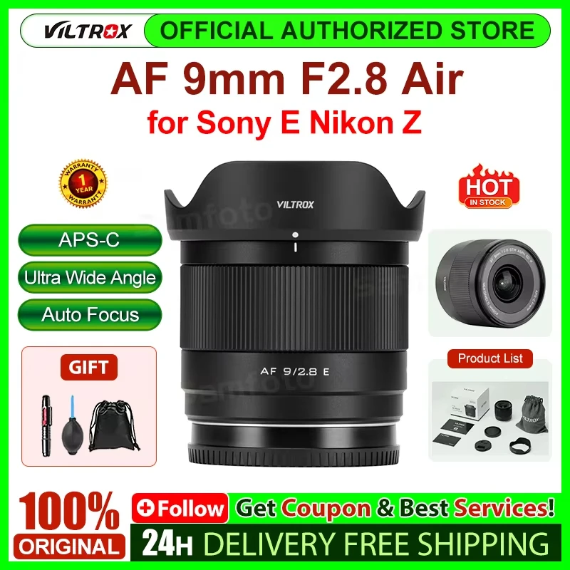Viltrox AF 9mm F2.8 Air E/Z Mount APS-C Otomatik Odaklama Objektifi: Gerçek Kullanıcı Deneyimi ve Detaylı Değerlendirme