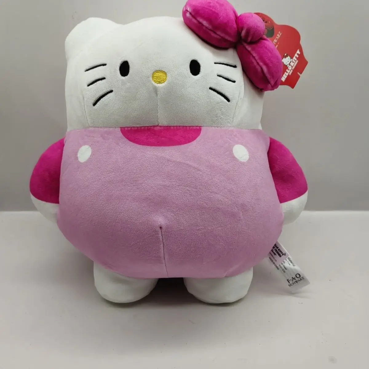 Sanrio Hello Kitty Cross-Dressing Fat Version Modeling Plush Doll Throw Pillow Sofa Cushion Sleep Accompany Bedroom Decoration