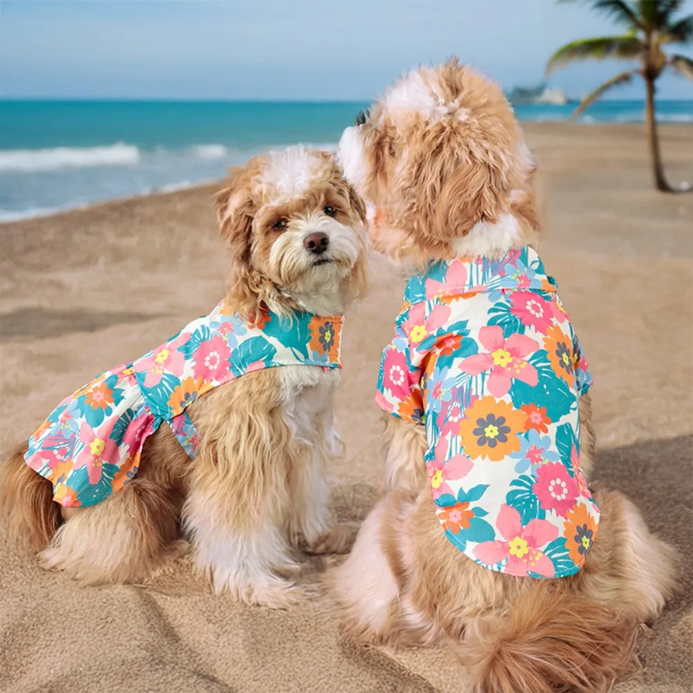 Picture 7: Hawaiian Dog Shirt Lightweight Summer Beach Wear for Small Medium Large Dogs