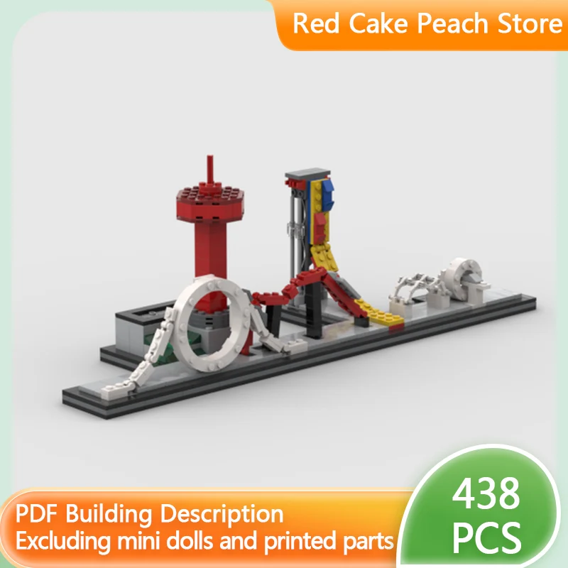 

City Street View Model MOC Building Bricks The Skyline Of The Park Modular Technology Children Holiday Gifts Assemble Toys Suit