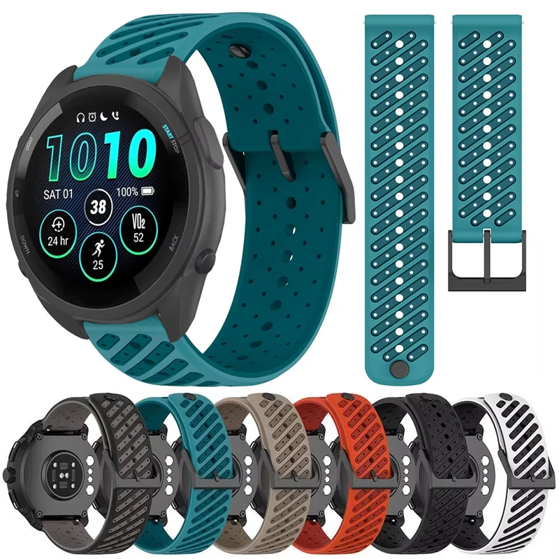 22mm Silikon Armband Für Garmin Venu 2 3 4 45mm Sport Band Für Garmin Forerunner 970 965 745 570 S70 47mm 255 265 Musik Strap