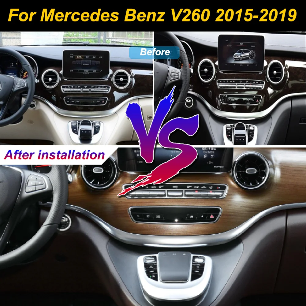 2 DIN The Classy-Car Mouse Button Joystick Auto For Mercedes Benz V260 2015-2019 Interior Modified Control