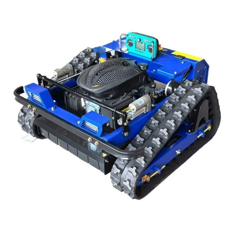 Remote control lawn mower, sloping slope lawn mower, garden engineering efficient weeding