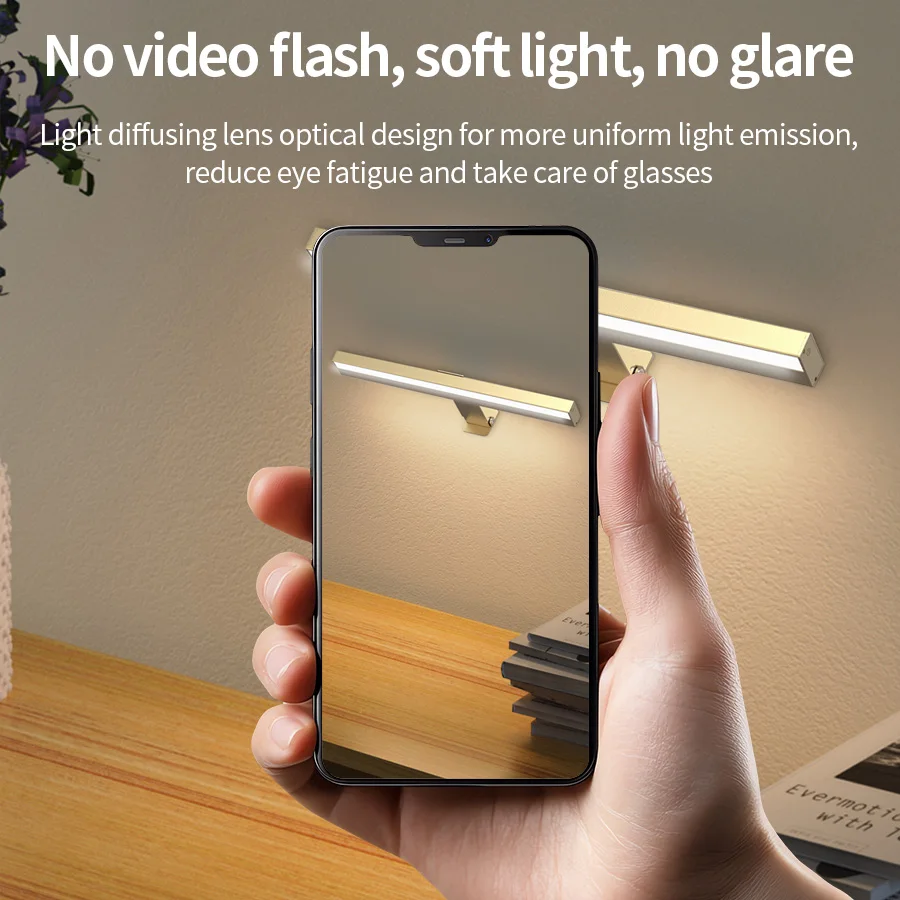 LED Table Lamp Magnetic Hanging Rechargeable Desk Lamp 3 Color Reading Light With Remote Dimmable Cabinet Closet Wardrobe Lamp