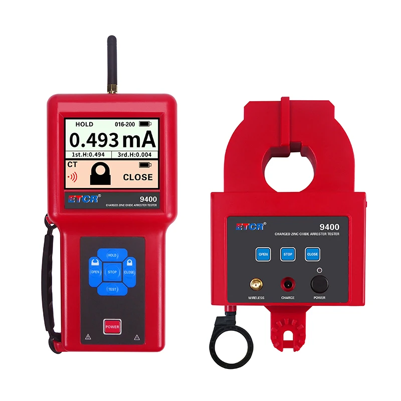 

ETCR9400 Ultra High Accuracy Clamp Leakage Meter Live Zinc Oxide Arrester Clamp Tester