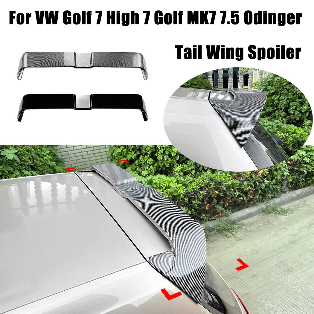 

Для VW Golf 7 High 7 Golf MK7 7,5 Odinger автомобильный верхний, задний, задний, крыло, сплиттер, фиксированное, ветровое крыло, Внешняя защита, модификация крышки