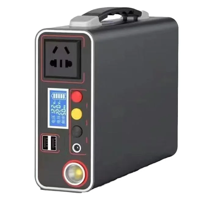300W Solar Wind Hybrid Outdoor Generator Mobile Portable Power Station with Folding Solar Panels
