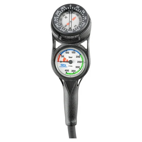 

Mini 2 Gauge PVC Console Pressure And Depth-Gauge In-Line Maximum Diving Equipment For Scuba Diving