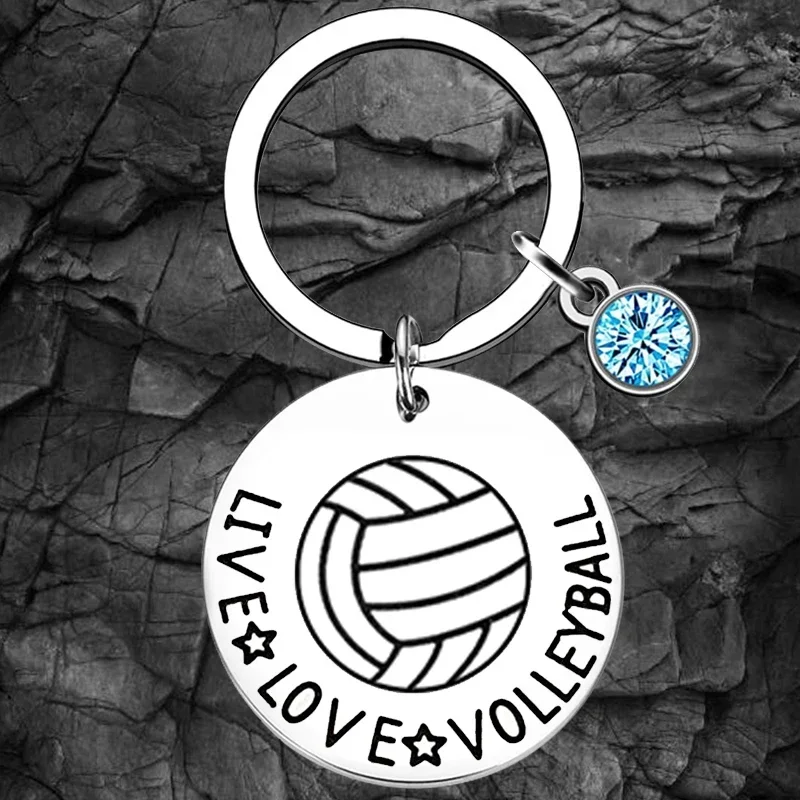 

Volleyball Keychain Volleyball Players gifts Key Rings Volleyball lover gifts son daughter gift