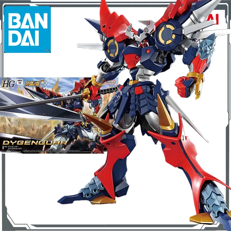 

Bandai Original MODEL KIT GUNDAM HG DYGENGUAR SRW OG Anime Action Figure Assembly Model Toys Model Gifts for Boys