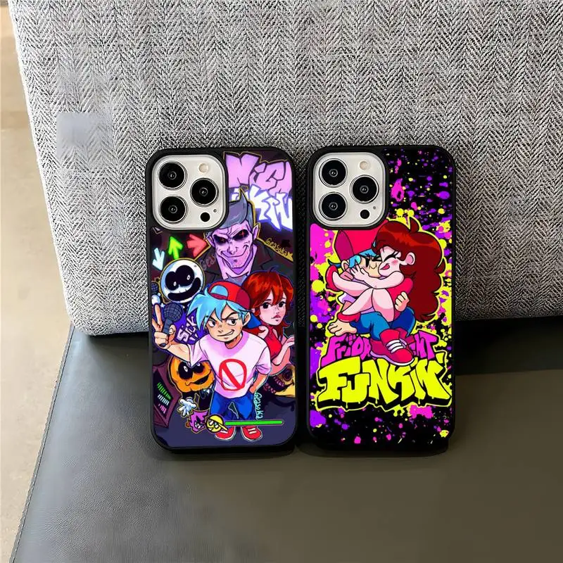 Чехол для телефона Friday Night Funkin для iPhone 13 11 12 Max Pro Mini 8 7 6 Plus X Xs XR SE2020, качественный жесткий силиконовый чехол